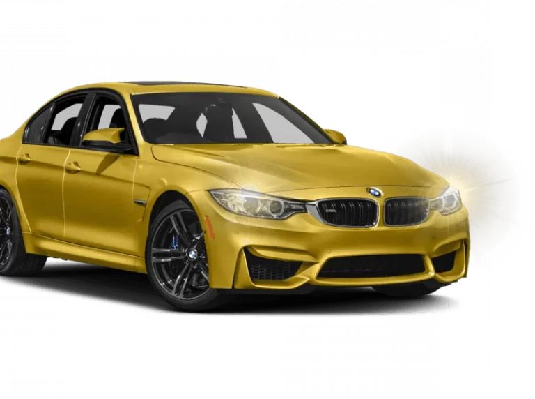 yellow car 768x572